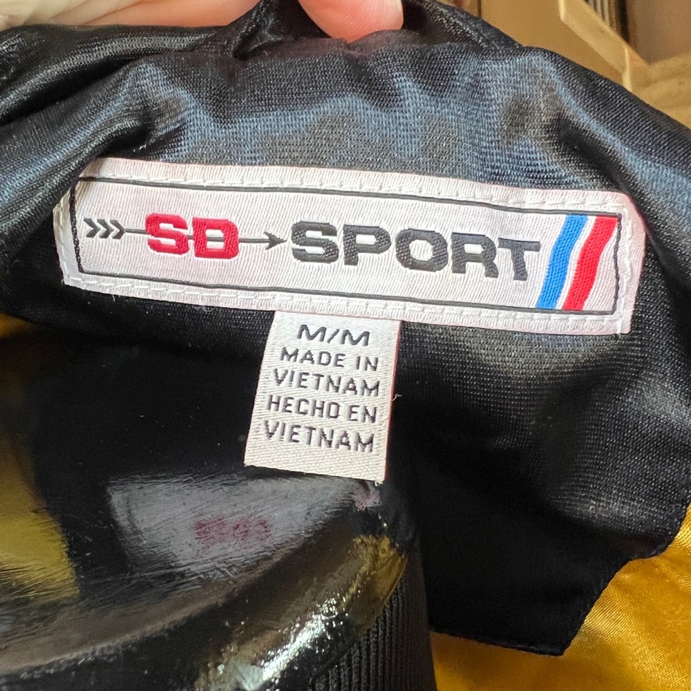 Stall and Dean (SD Sports) Vintage Coaches Yankees Black Spellout Coach Jacket - Picture 6 of 7